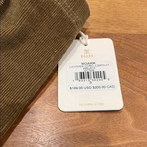 ROARK layover cord Jumpsuit otter - Picture 8 of 10